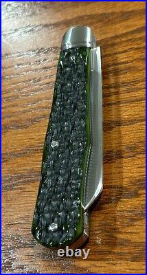 T. A. Todd Davison Green Handle Pocket Knife