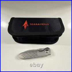 Terrain 365 Invictus ATSP, Titanium / Terravantium Rust Proof Folding Knife New