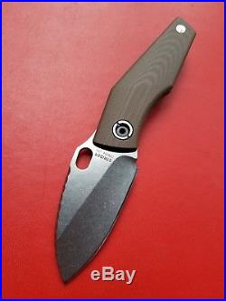 This will be the only price drop Strider Baby Huey SJ-75 Knife With Tan G10