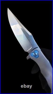 Ti-rex flipper custom folder knife