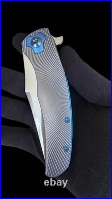 Ti-rex flipper custom folder knife