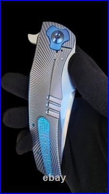 Ti-rex flipper custom folder knife