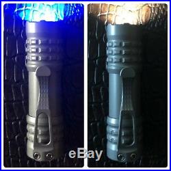 Ti2 Design & CWF Charles Wiggins Custom Pele Torch Flashlight Blue Dragon NEW
