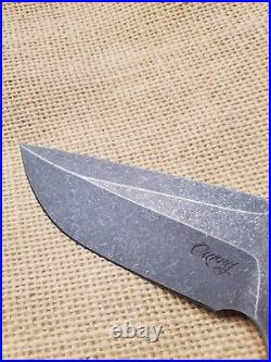 Tim Curry Custom Folding Knife. Curry Knives Flipper in Titanium