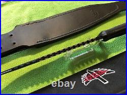 Todd Begg Custom Razorback fixed blade knife with leather sheath