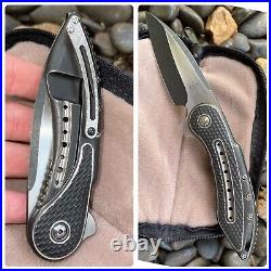 Todd Begg Knives GLIMPSE 5.5 Flipper Knife Upgraded Ceramic IKBS & Bohler N690