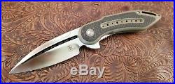 Todd Begg Steelcraft Glimpse Flipper KNIFE 3.75 S35VN Blade G10 TAN WKGCF5F EDC