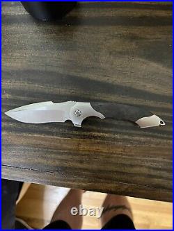 Todd Fischer Archangel 3.75 Elmax Blade, Hidden Hardware & Carbon Fiber Scales