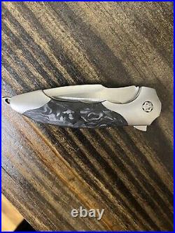 Todd Fischer Archangel 3.75 Elmax Blade, Hidden Hardware & Carbon Fiber Scales