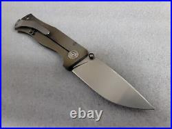 Todd Rexford Custom Epicenter, 3.6 Hand Satin CPM-154 Blade, Mayo Style Holes