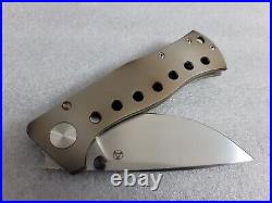 Todd Rexford Custom Epicenter, 3.6 Hand Satin CPM-154 Blade, Mayo Style Holes