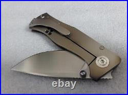 Todd Rexford Custom Epicenter, 3.6 Hand Satin CPM-154 Blade, Mayo Style Holes