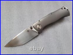 Todd Rexford Epicenter, Hand Satin, Hot Hammered Titanium Accents