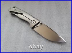 Todd Rexford Epicenter, Hand Satin, Hot Hammered Titanium Accents