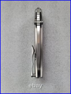 Todd Rexford Epicenter, Hand Satin, Hot Hammered Titanium Accents