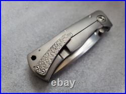 Todd Rexford Epicenter, Hand Satin, Hot Hammered Titanium Accents
