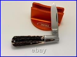 Todd T. A. Davison Stag Handle Barlow Spear Point Blade A2 Steel Knife