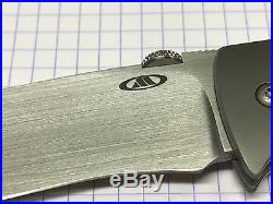 Tom Mayo Custom Knife Model TMX Titanium & Carbon Fiber