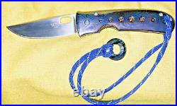 Tom Mayo Custom Knife TNT Stellite 6k Timascus 2002