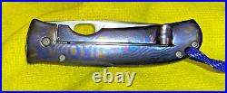 Tom Mayo Custom Knife TNT Stellite 6k Timascus 2002