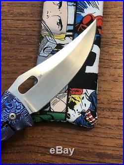Tom Mayo Hawaii Timascus / 6k Stellite Persian Custom Folding Knife