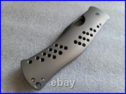 Tom Mayo XL Moran Bowie, Fireball Damascus Blade, Mayo Holes, 4.25 Knife