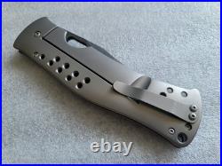 Tom Mayo XL Moran Bowie, Fireball Damascus Blade, Mayo Holes, 4.25 Knife