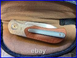 Trevor Burger Custom EXK Plus Satin Finish Drop Point Custom Knife? BNIB