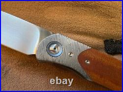 Trevor Burger Custom EXK Plus Satin Finish Drop Point Custom Knife? BNIB