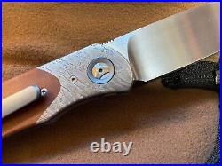 Trevor Burger Custom EXK Plus Satin Finish Drop Point Custom Knife? BNIB