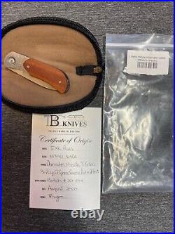 Trevor Burger Custom EXK Plus Satin Finish Drop Point Custom Knife? BNIB