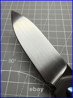 Trevor Burger Custom Knife Urban XL #013 M390, Micarta Inlay, Titanium
