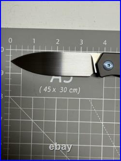 Trevor Burger Custom Knife Urban XL #013 M390, Micarta Inlay, Titanium