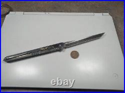 Turenz Tanto M390 Titanium Handle Folding Pocket Knife