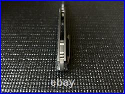TuyaKnife Kingsman V1 M390 Blade Titanium Handle Marble Carbon Fiber Inlay