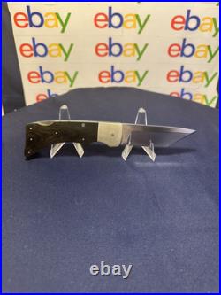ULTRA RARE 1 of Kind Bill King Knife Vintage Folding Knife 1980s Tanto Style