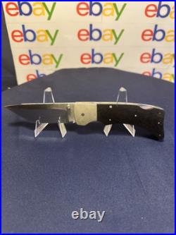 ULTRA RARE 1 of Kind Bill King Knife Vintage Folding Knife 1980s Tanto Style