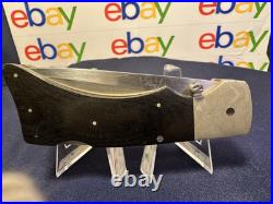 ULTRA RARE 1 of Kind Bill King Knife Vintage Folding Knife 1980s Tanto Style