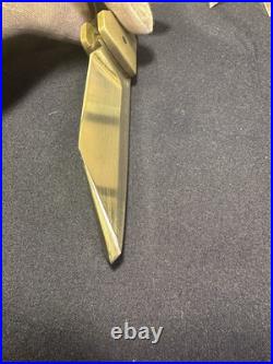 ULTRA RARE 1 of Kind Bill King Knife Vintage Folding Knife 1980s Tanto Style