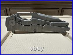 Urban EDC Castellan Darkwashed MagnaCut Darkwashed Ti Rock Texture BNIB Knife