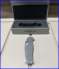 Urban EDC Castellan Darkwashed MagnaCut Darkwashed Ti Rock Texture BNIB Knife