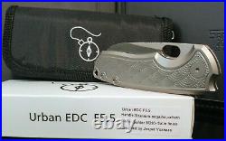 Urban EDC F5.5 Titanium M390 Liner Lock VoxDesign Exclusive Seigaiha Design