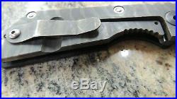 Used Strider Knife S30V Titanium & G10 Tiger Stripe
