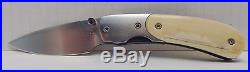 Used William Henry Kestrel T09-AG4 Knife Mammoth Titanium AG Russell 154CM