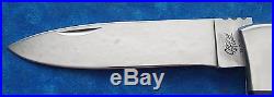 Very Rare Bob Cargill Custom Slide Bolster Lock Folding Knife Stidham Estate