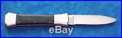 Very Rare Bob Cargill Custom Slide Bolster Lock Folding Knife Stidham Estate