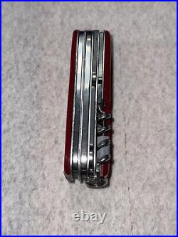 Victorinox Swiss Army Knife 91mm Yeoman Mechanic Red #2, Plus Scales Custom Made