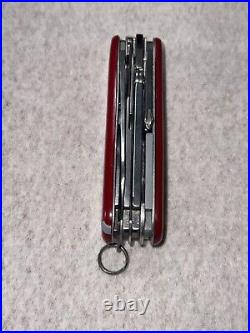 Victorinox Swiss Army Knife 91mm Yeoman Mechanic Red #2, Plus Scales Custom Made