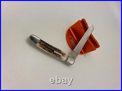 Vincenzo Balistreri Custom Stag Rwl 34 Serpentine Lambsfoot Knife Exquisite Work