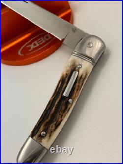 Vincenzo Balistreri Custom Stag Rwl 34 Serpentine Lambsfoot Knife Exquisite Work